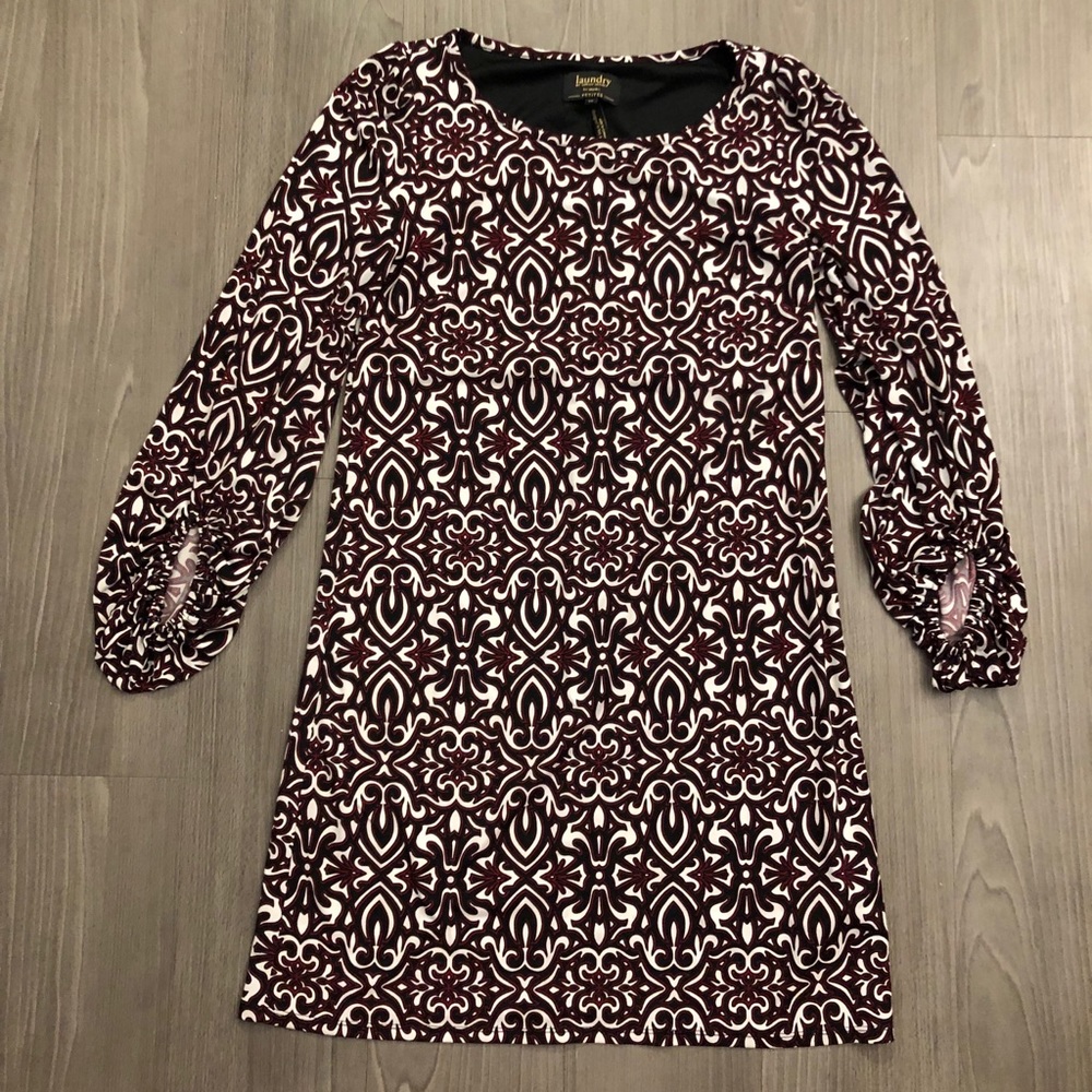 Laundry By Shelli Segal Drape Sleeve Dress